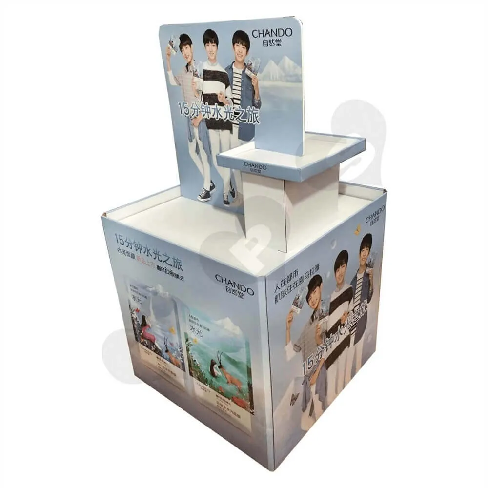 Custom Cosmetic Pallet Displays Sideview Three