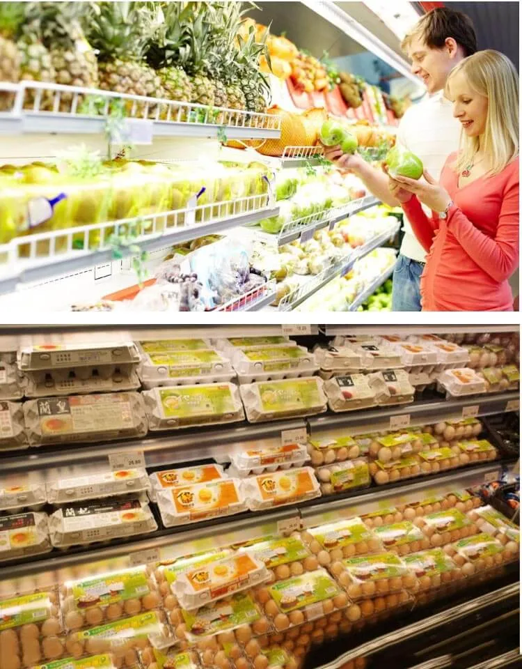 Custom Egg Packaging Boxes In Supermarket