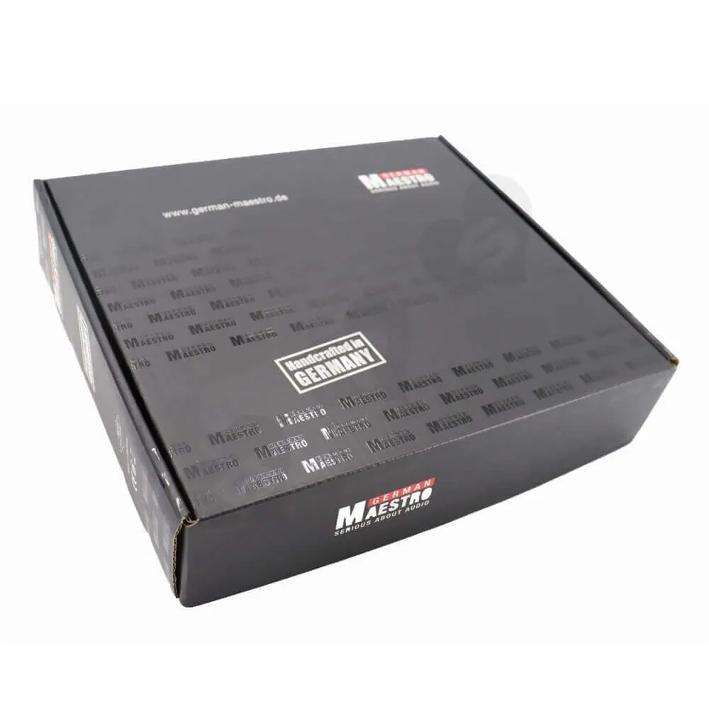 Custom Headphone Packaging Box With Full-Over Uv Varnish Side View Four