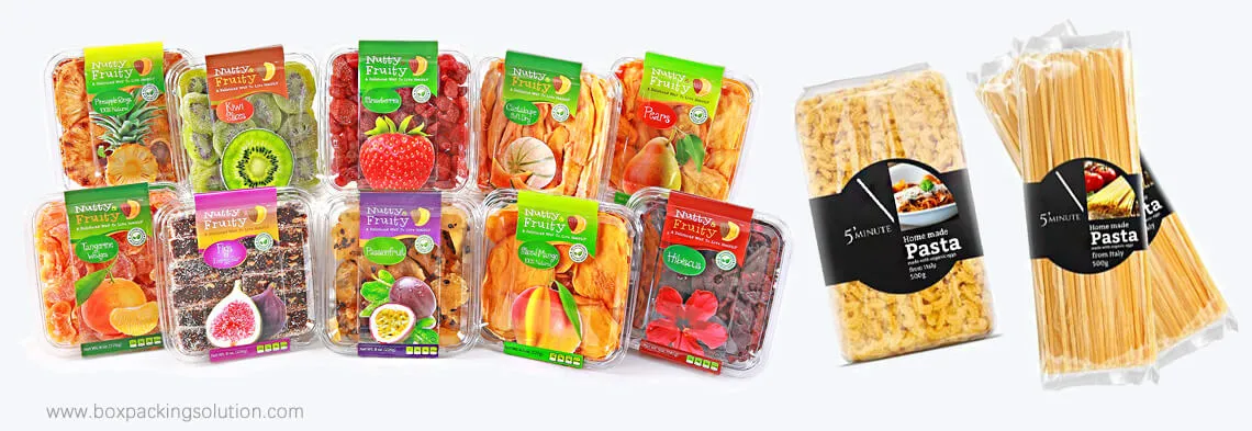 Custom Made Food Box Sleeves And Labels