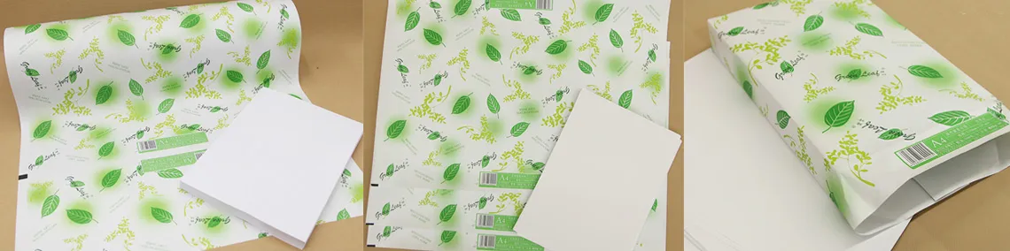 Envoltorios de resma de papel de copia A4 impresos personalizados