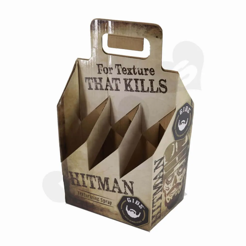 Custom Printed Six Pack Beer Carrier Side View One