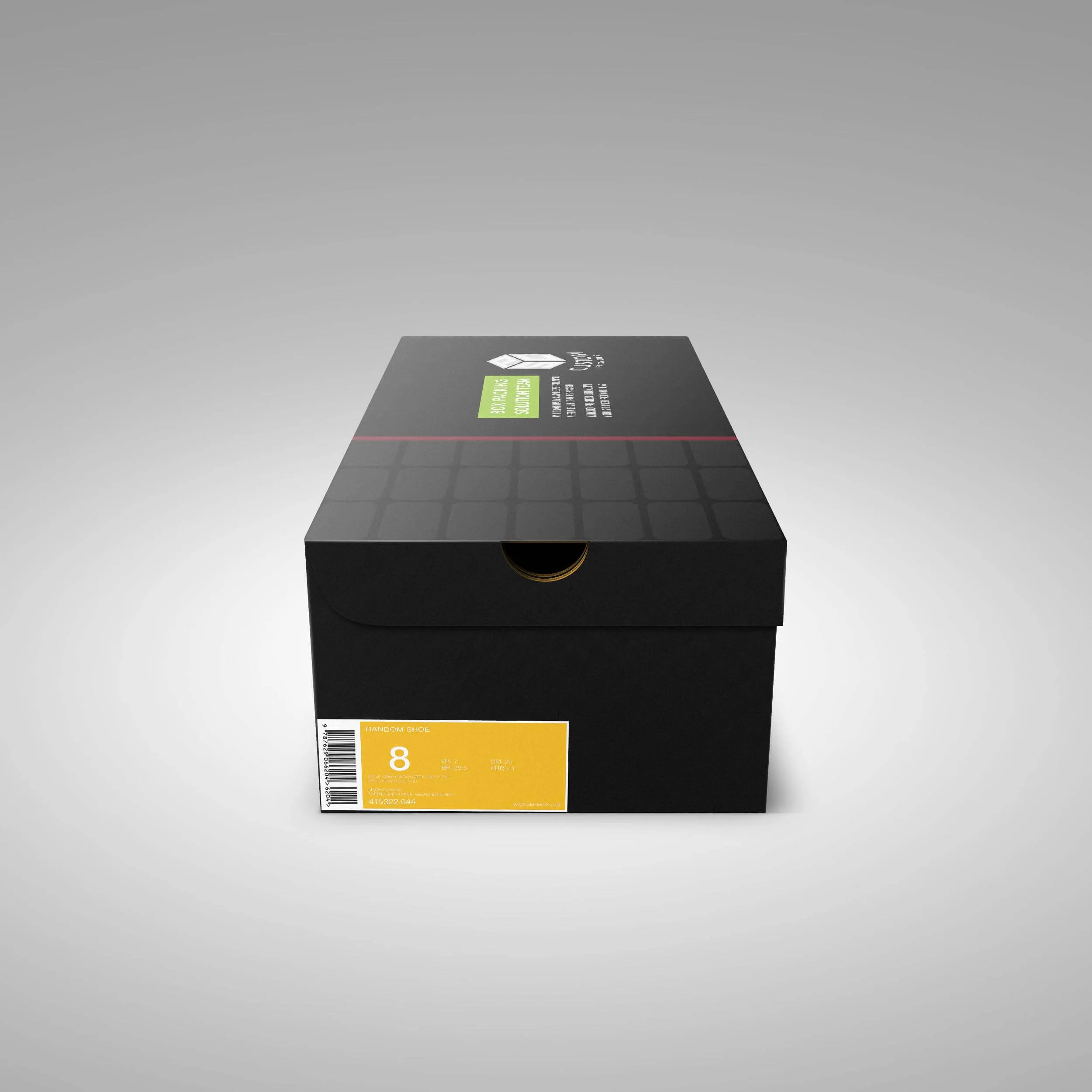 أحدث نموذج لصندوق الأحذية المخصص