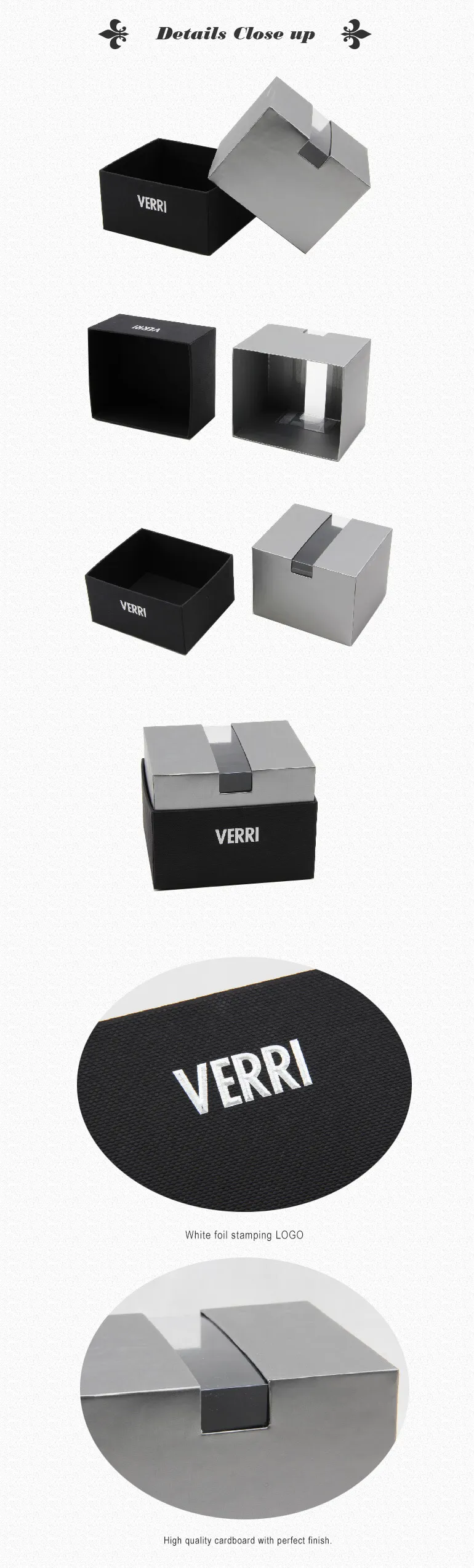 Custom Tie Rigid Packaging Box