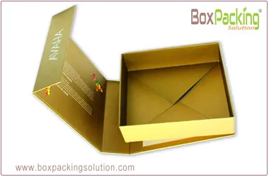 Custom magnet closure rigid display box
