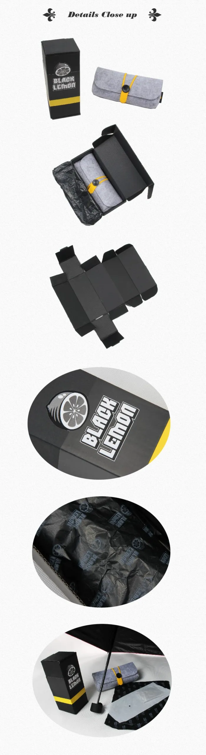 Customized Umbrella Rigid Gift Box