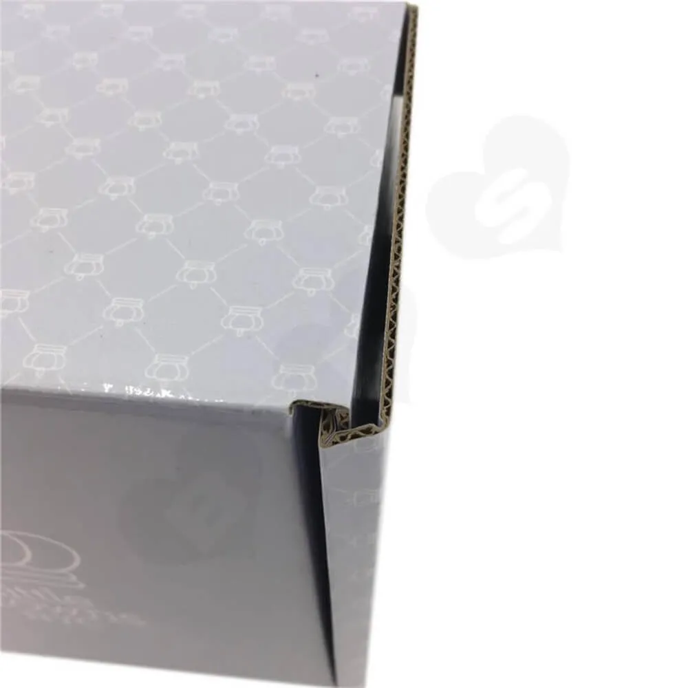 Double Side Custom Printed Cardboard Mailer Box Side View Three