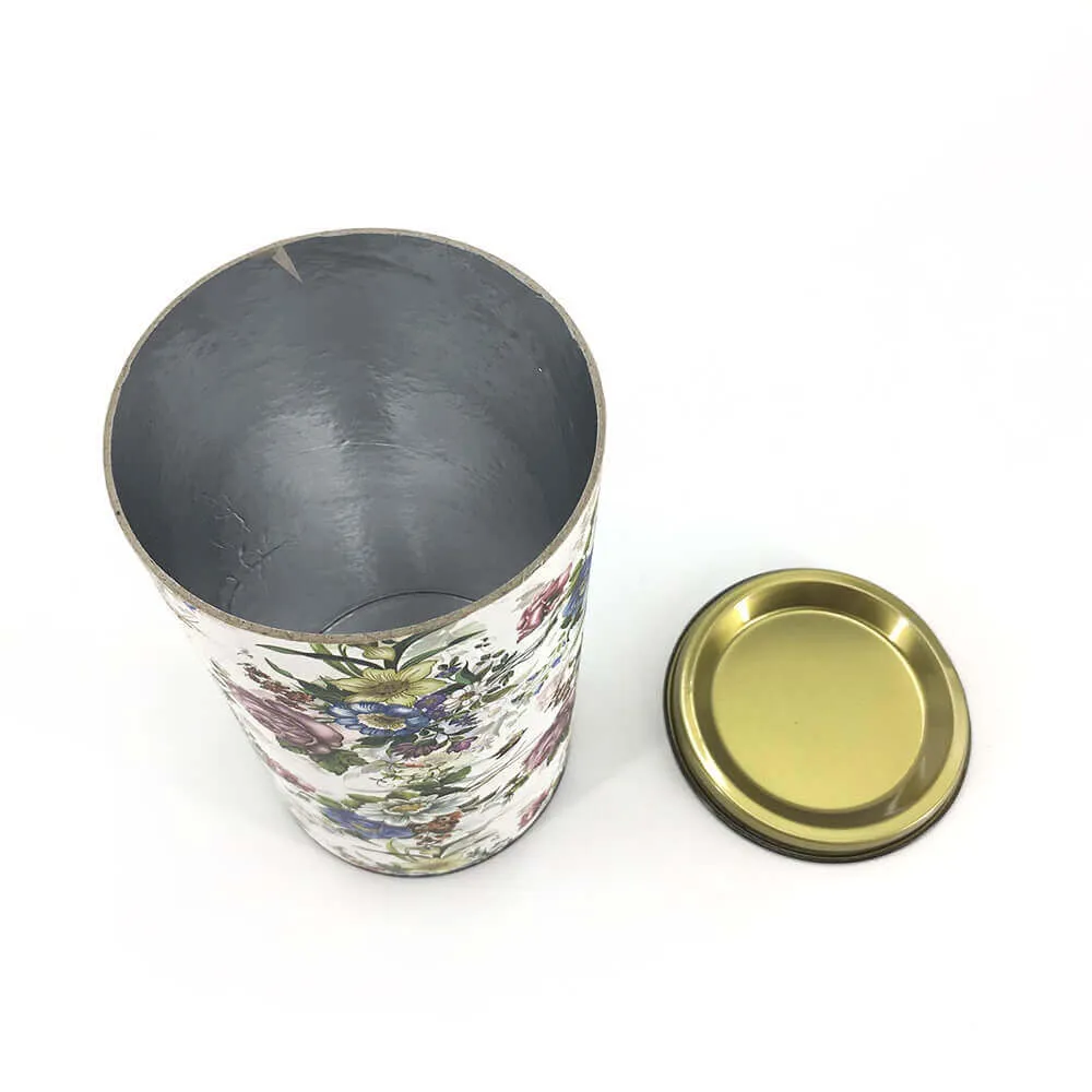 Dried Flower Tea Packaging Tube Side View Three