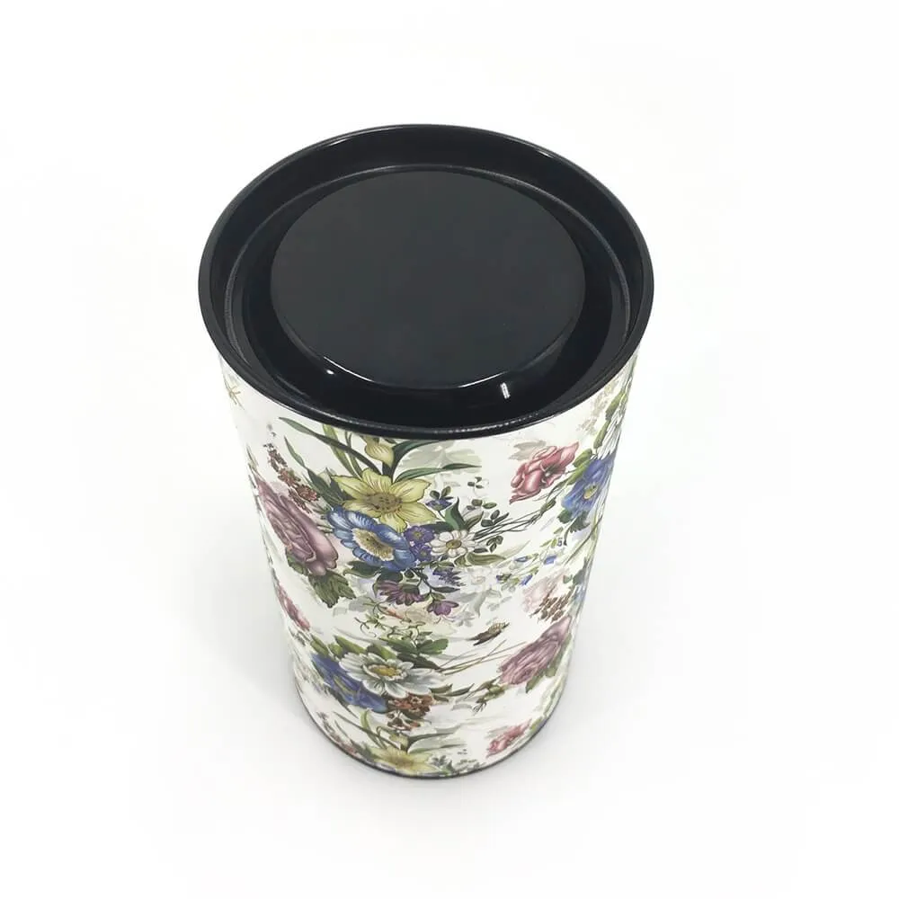 Dried Flower Tea Packaging Tube Side View Two