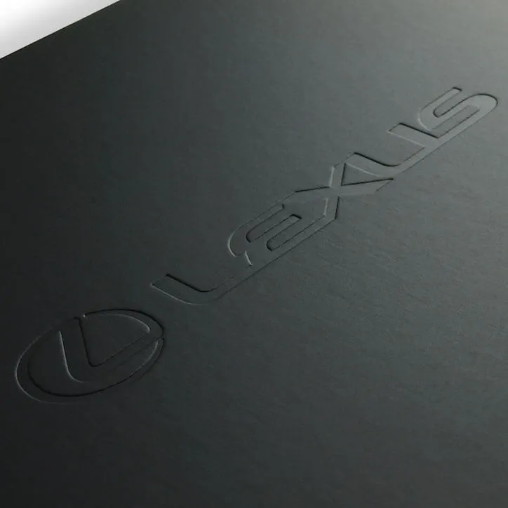 Embossed Rigid Boxes Logo
