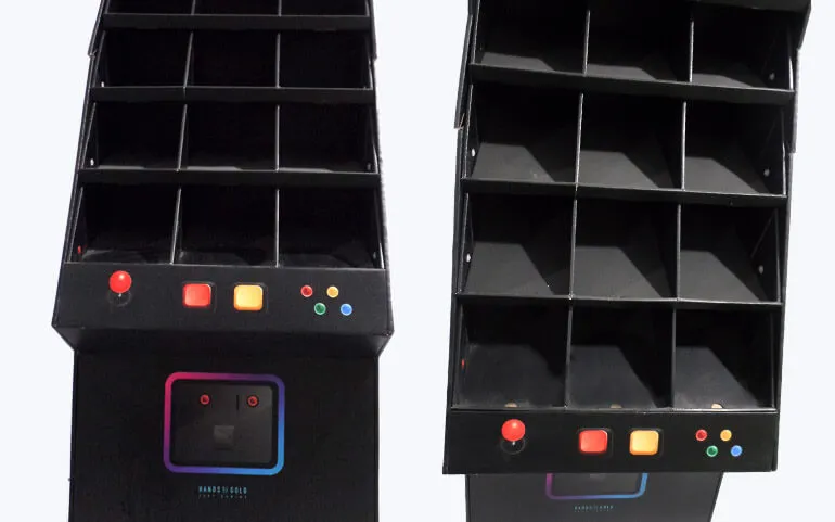 Fancy Color Made To Size Corrugated Display Box Two