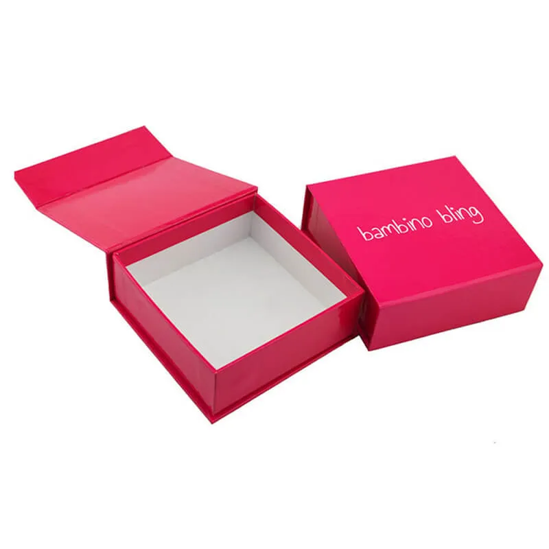 Foam Insert Red Rigid Gift Boxes