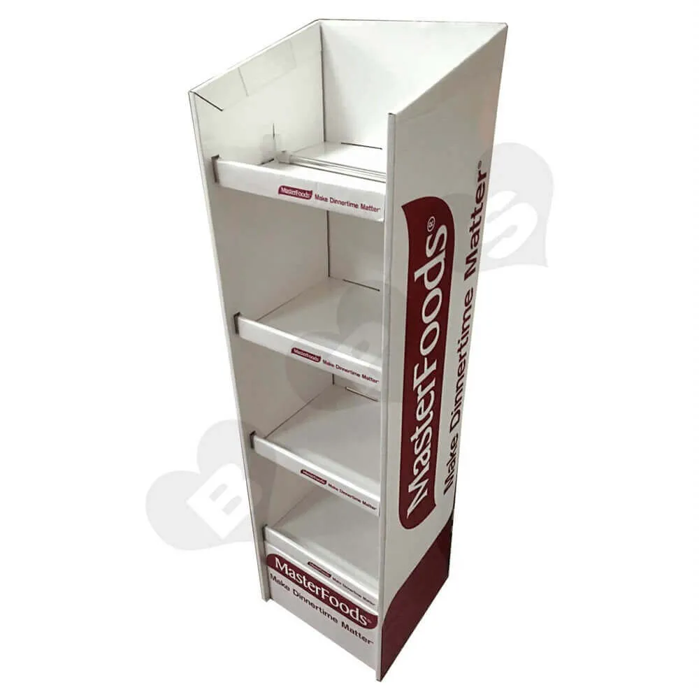 Food Merchandise Corrugated Display Box Sideview One
