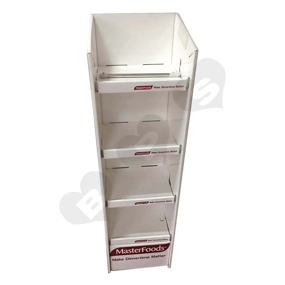 Food Merchandise Corrugated Display Box Sideview Three