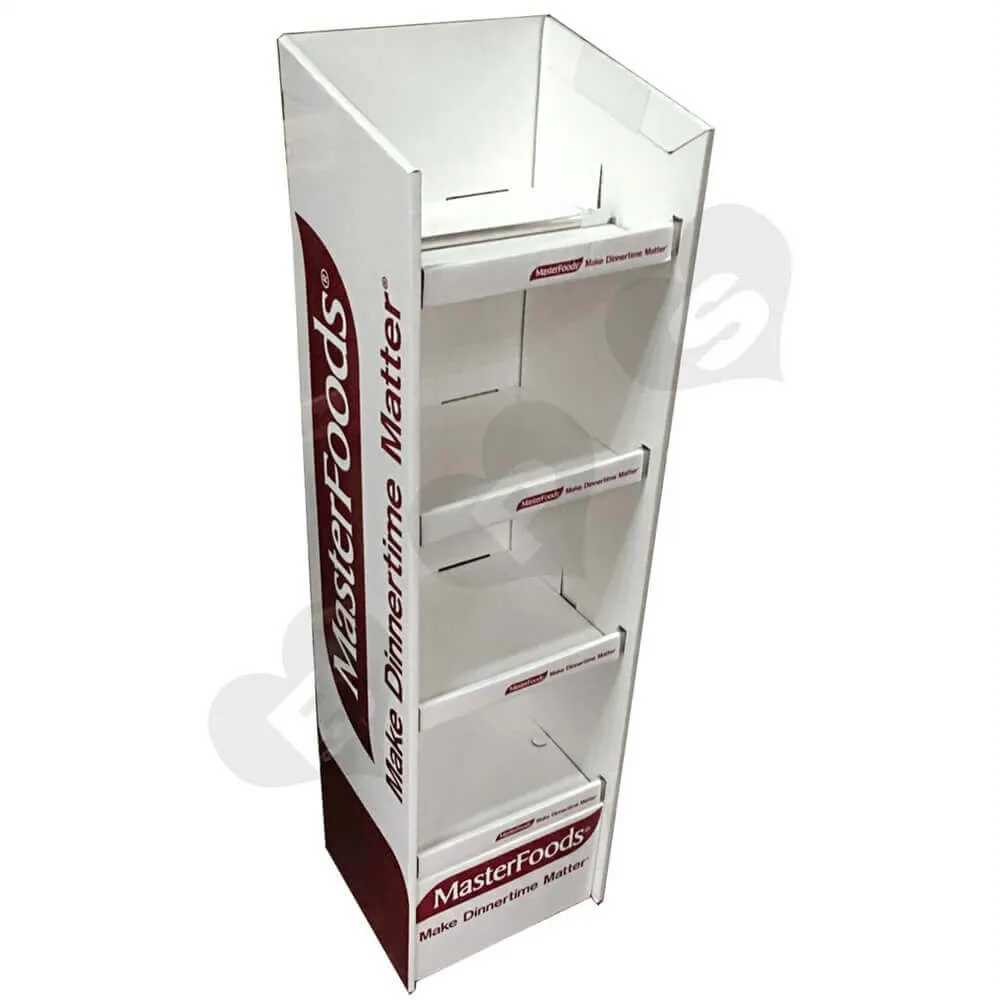 Food Merchandise Corrugated Display Box Sideview Two