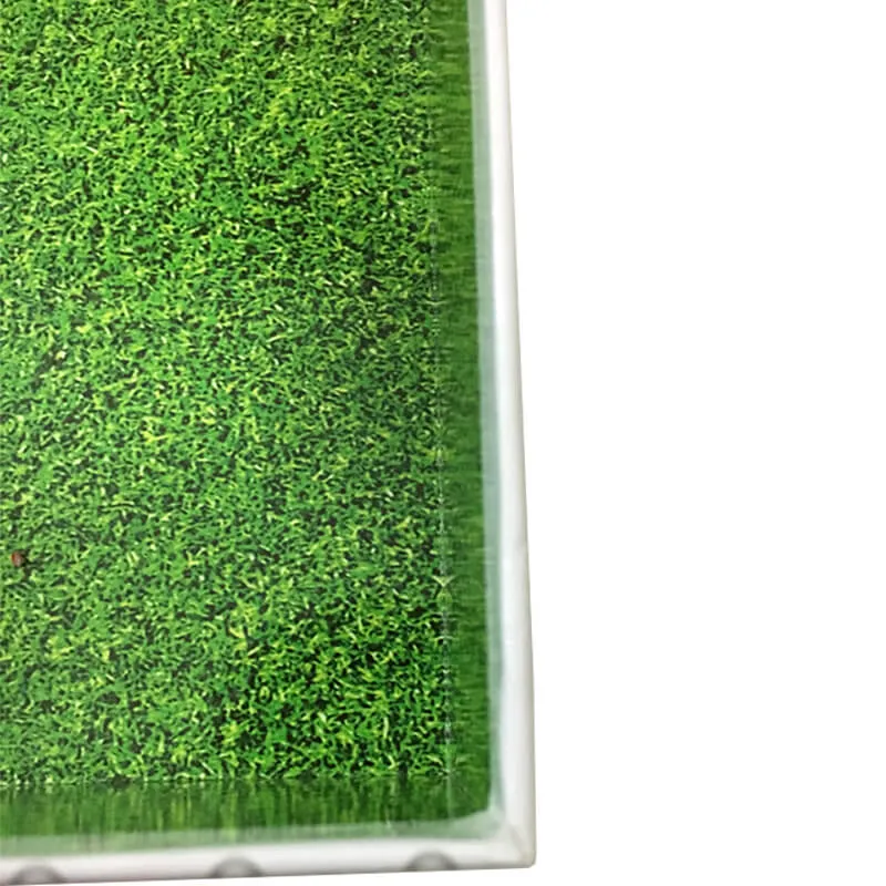 Green Grass Printing Inside Of A Gift Box
