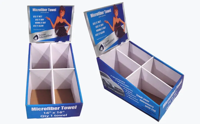 High Quality Car Towel Display Counter One