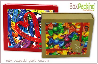High quality rigid cardboard display box
