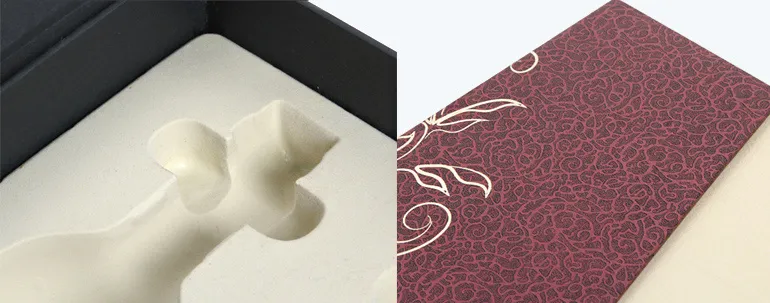 Insert And Printing Details Of Red Wine Box