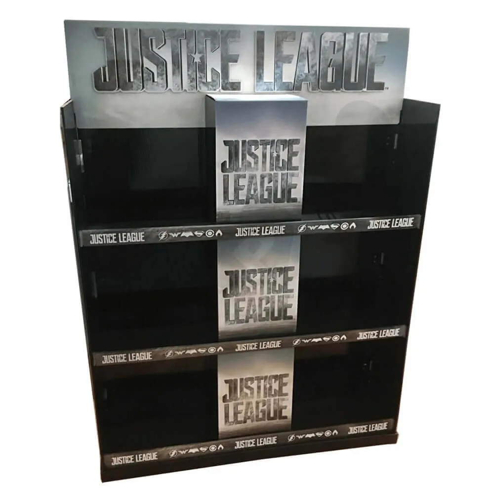 Large Custom CD DVD Display Rack Sideview Three