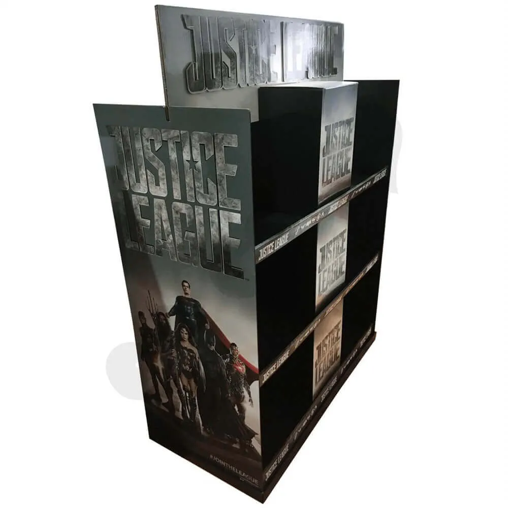 Large Custom CD DVD Display Rack Sideview Two