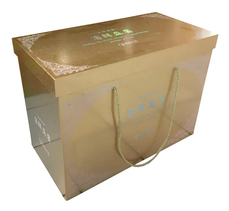 Luxuriöse Geschenkbox in Teleskopform