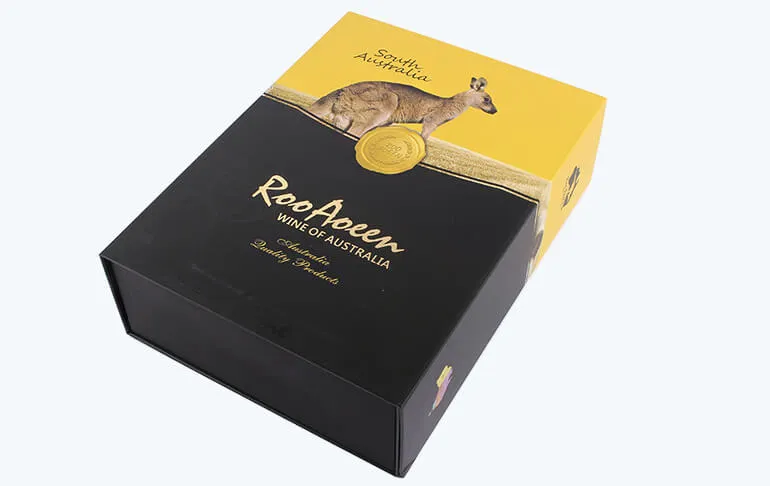 Offset Printed Red Wine Paper Box