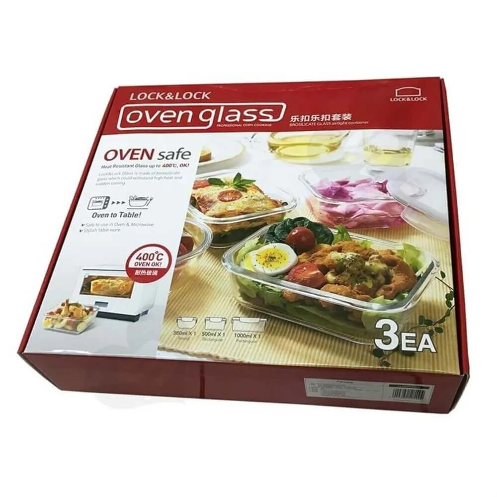 Oven Cookware Packaging Box Side View Five
