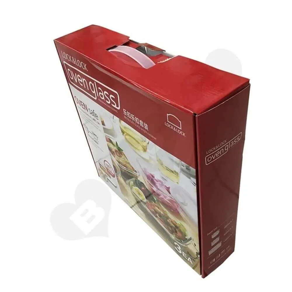Oven Cookware Packaging Box Side View One