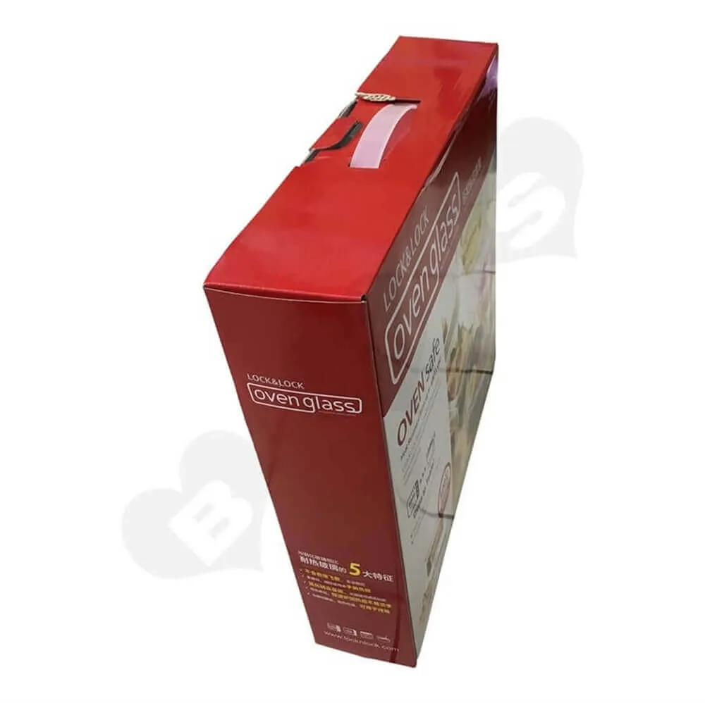 Oven Cookware Packaging Box Side View Three