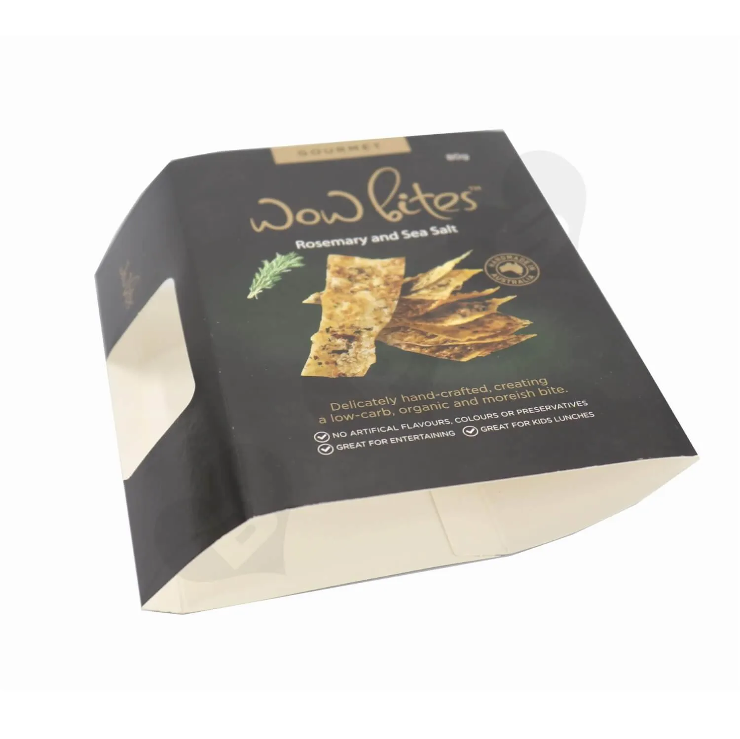 Printed Snack Food Packaging Sleeve side view three