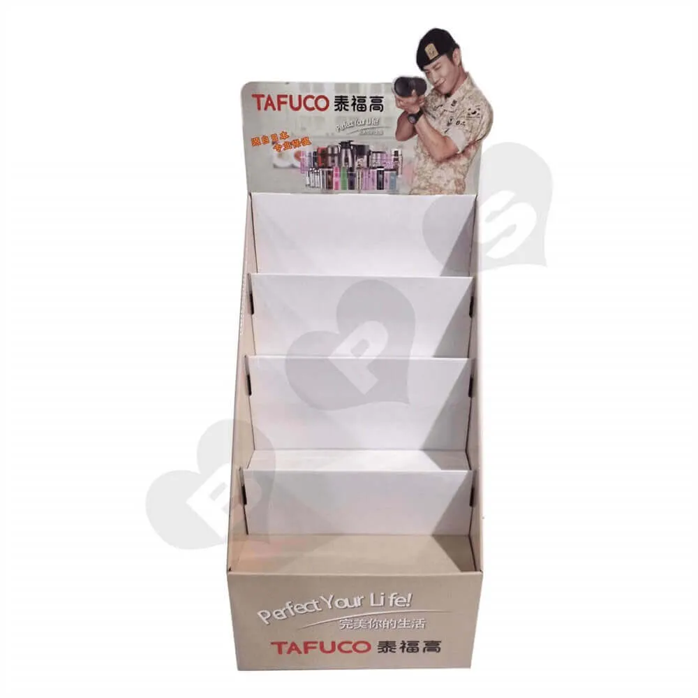 Printed Thermos Cup Display Counter Box Sideview Five