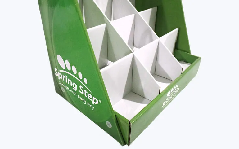 Reinforced Base Of Display Box Rigid Corrugated Displays Two