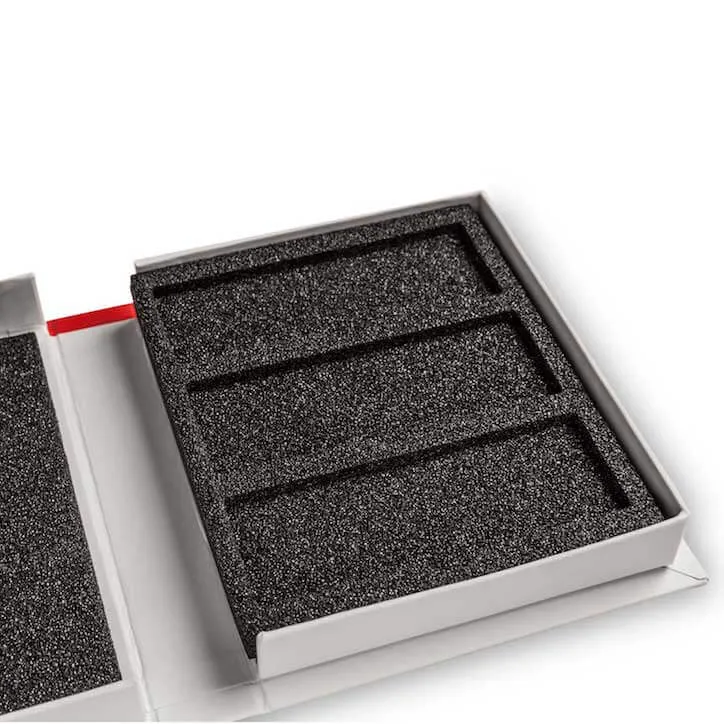Rigid Boxes Custom Made With EPE Foam Lining