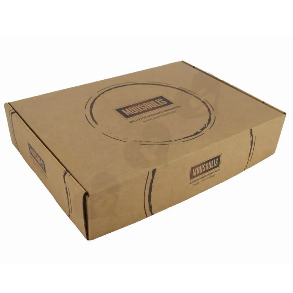Rigid Corrugated Cardboard Apparel Box Side View One