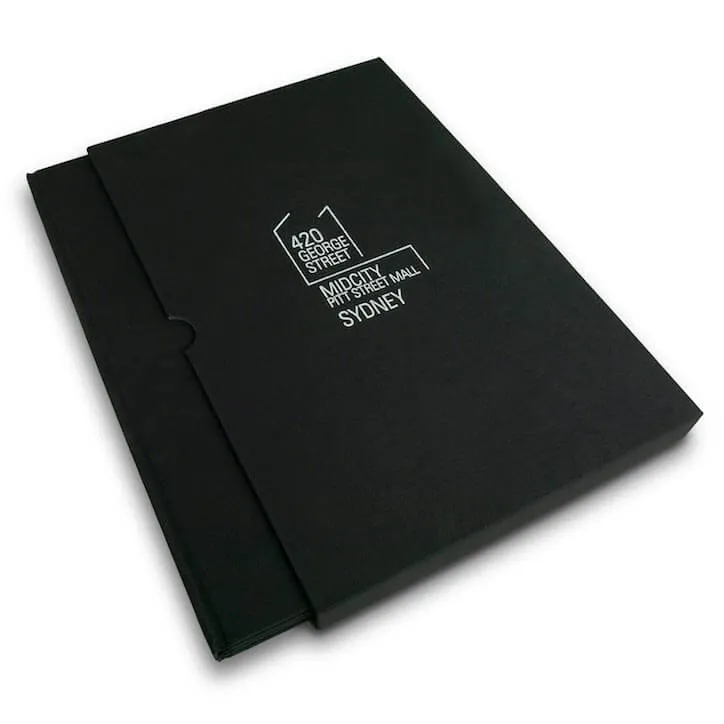 Rigid Slipcase Cardboard Material