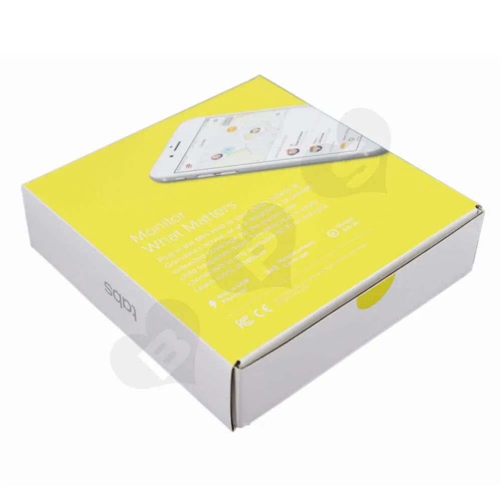 Smart Home Device Packaging Box Side View Two