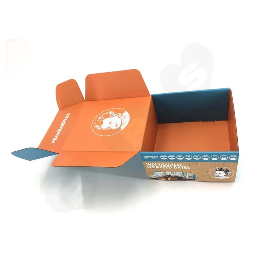 Snack Food Mailer Box Double Side Printing Side View Eight