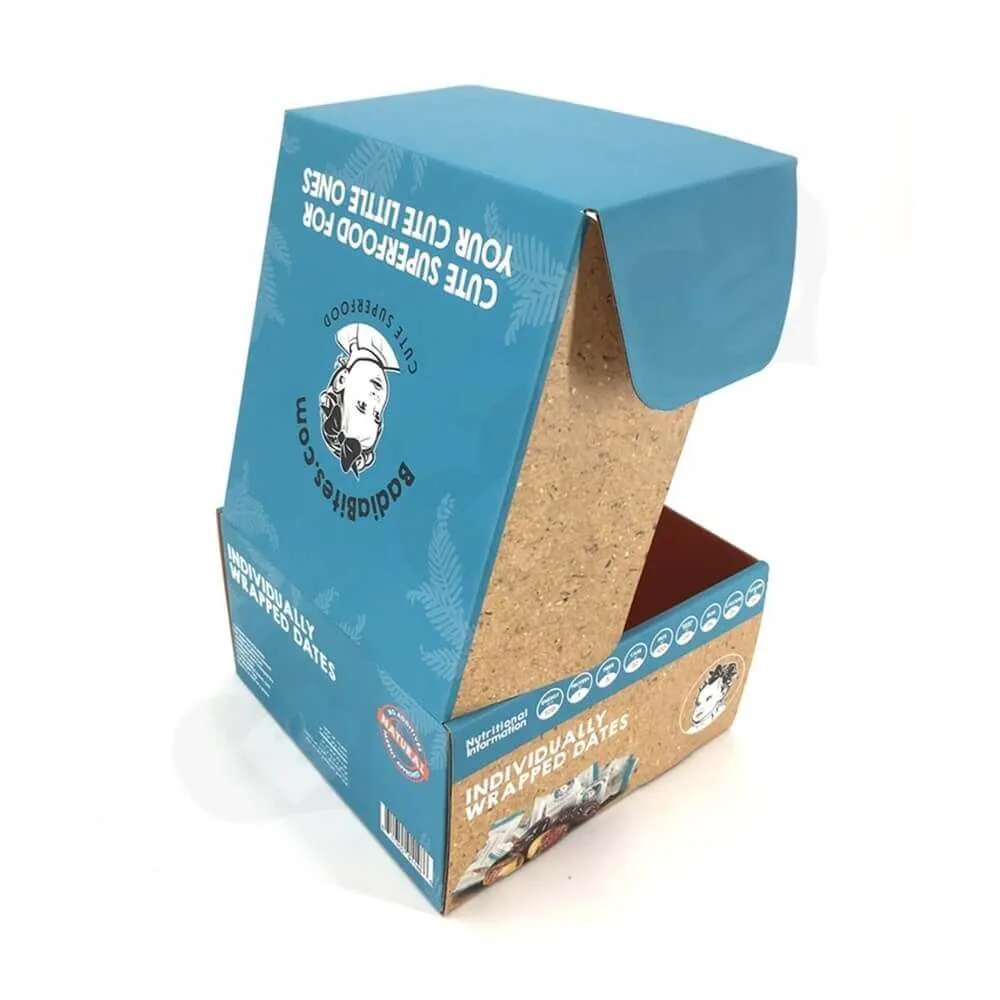 Snack Food Mailer Box Double Side Printing Side View Five