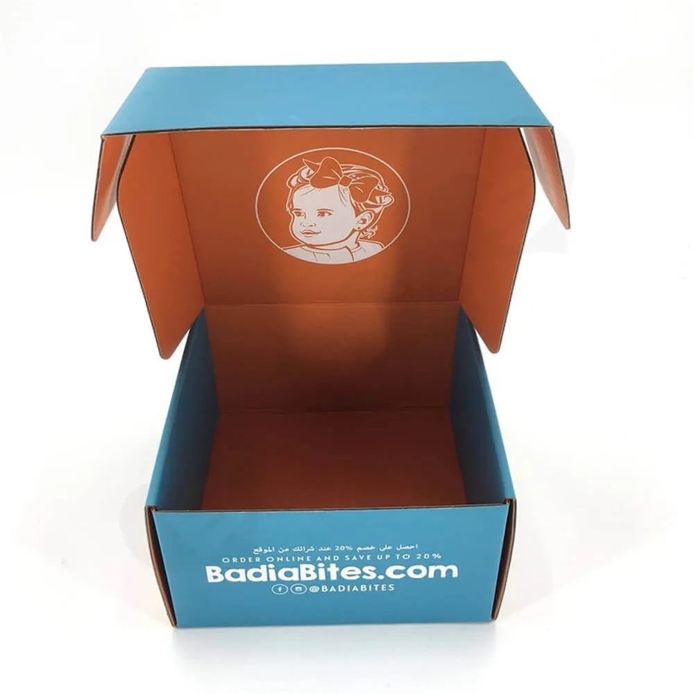 Snack Food Mailer Box Double Side Printing Side View Six