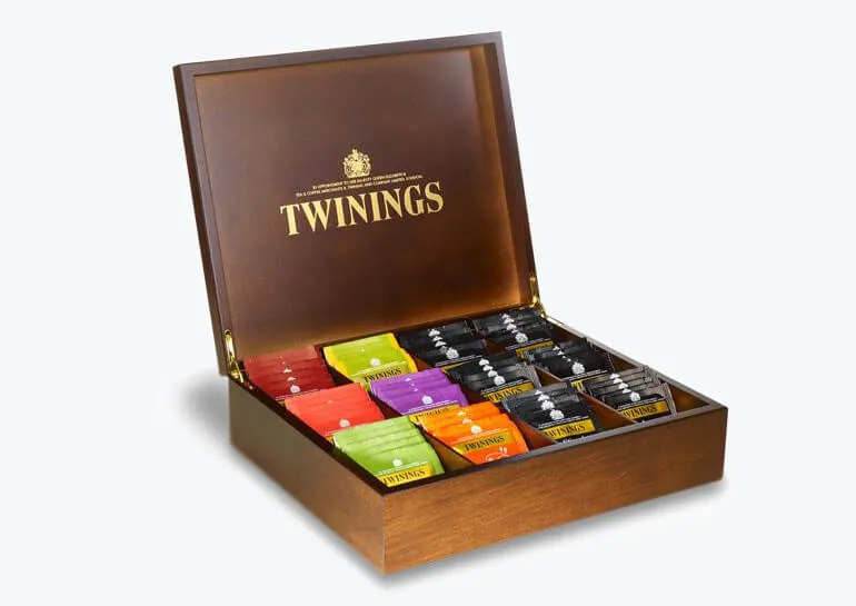 Caja de presentación de té