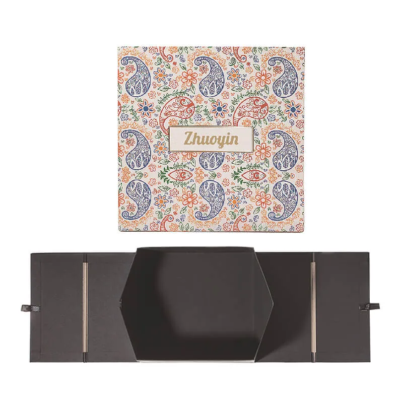 Two Pieces Collapsible Apparel Box Custom Printing