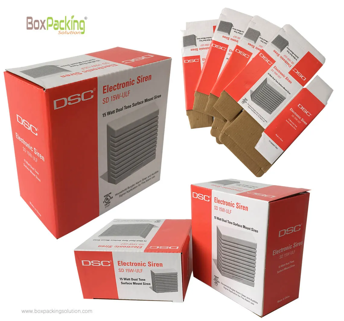 custom cardboard packaging, Siren Packaging boxes