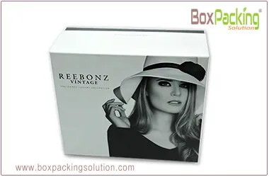 custom foldable rigid box packaging solution