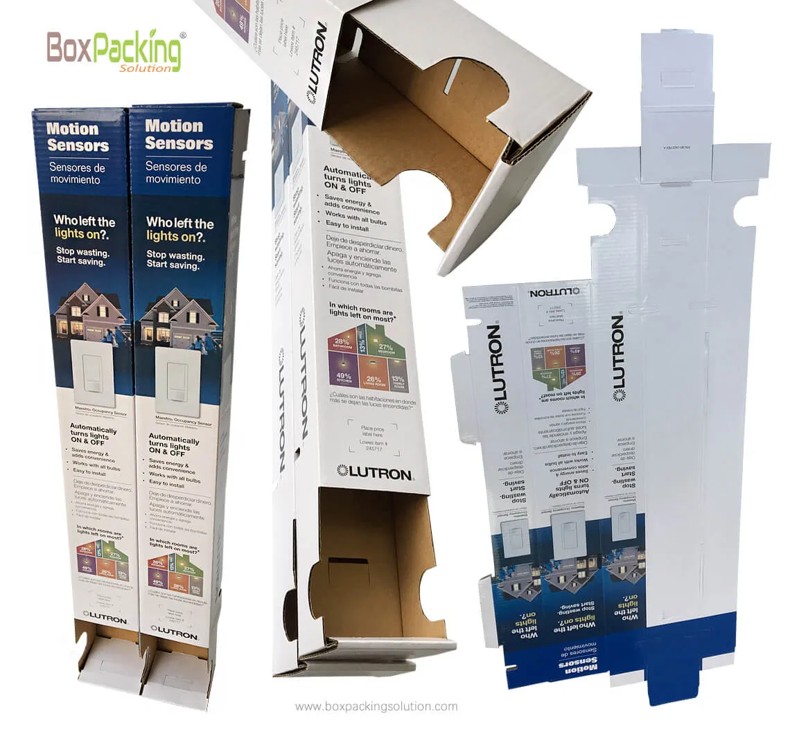 custom packaging design, Motion Light Sensor Packaging Boxes