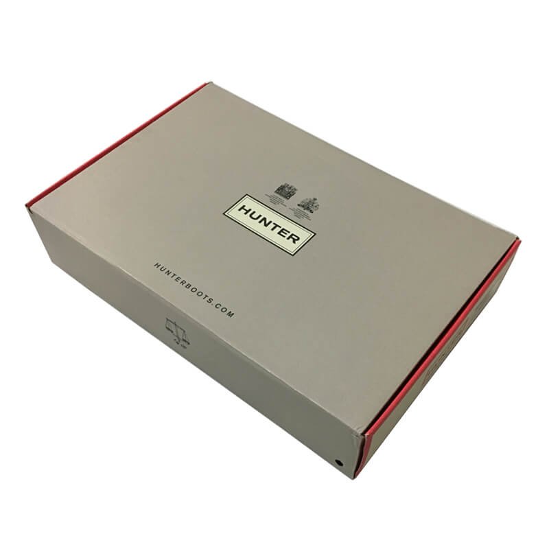 rigid cardboard gift box with handle