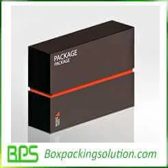 Base with lift off lid rigid box design 3D