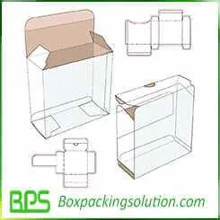 Foldable gift boxes packaging design