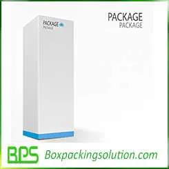 Hinged top rigid box design template