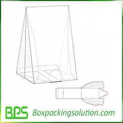 Pyramid shape gift box design